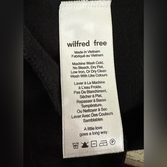 Aritzia Wilfred Free Cober Dress T shirt Style Black size L - Picture 13 of 15